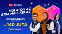 Lazada meluncurkan Mulai di Laz, Bisa Naik KeLaz, program pendaftaran seller dengan tiga langkah mudah.