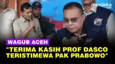 Menteri Keuangan Purbaya Yudhi Sadewa, Wakil Ketua DPR Sufmi Dasco Ahmad hingga Wakil Gubernur Aceh, Fadhlullah melakukan rapat koordinasi Satuan Tugas (Satgas) penanganan bencana di Aceh, Sabtu (10/1).