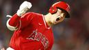 Ohtani adalah salah satu atlet baseball fenomenal di Amerika Serikat. Hampir semua penghargaan baik di klub maupun individu sudah ia didapatkan. (Getty Images/AFP/Ronald Martinez)
