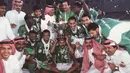 Arab Saudi total menjuarai Piala Asia sebanyak tiga kali sepanjang sejarah. Dua gelar pertama diraih Arab Saudi secara beruntun pada tahun 1984 di Singapura dan tahun 1988 di Qatar. Sementara gelar ketiga diraih pada tahun 1996 di Uni Emirat Arab setelah di partai final mengalahkan tuan rumah dengan kemenangan adu penalti 4-2 (0-0). (the-afc.com)