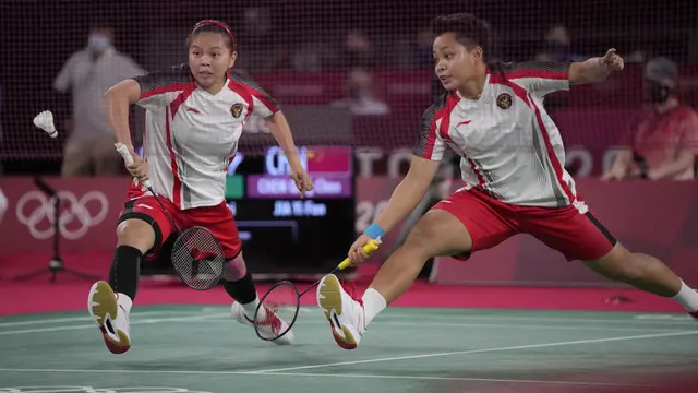 Foto: Luar Biasa, Pasangan Greysia Polii dan Apriyani Rahayu Persembahkan Medali Emas Pertama Olimpiade Tokyo 2020 untuk Indonesia
