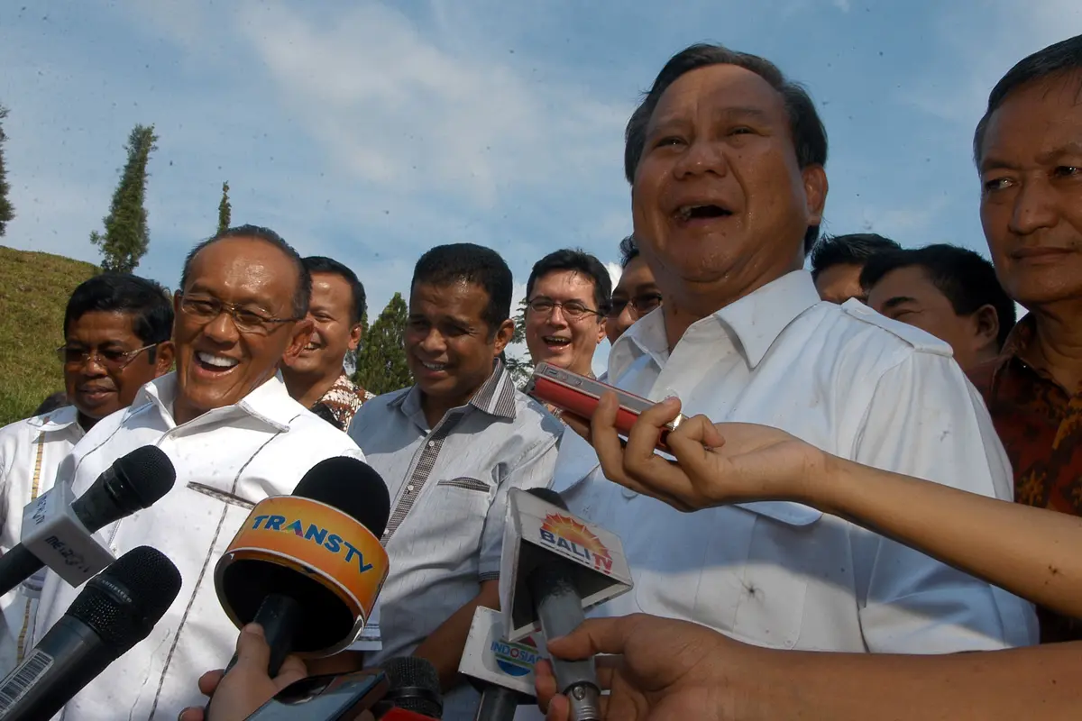 Prabowo dan Aburizal Bakrie