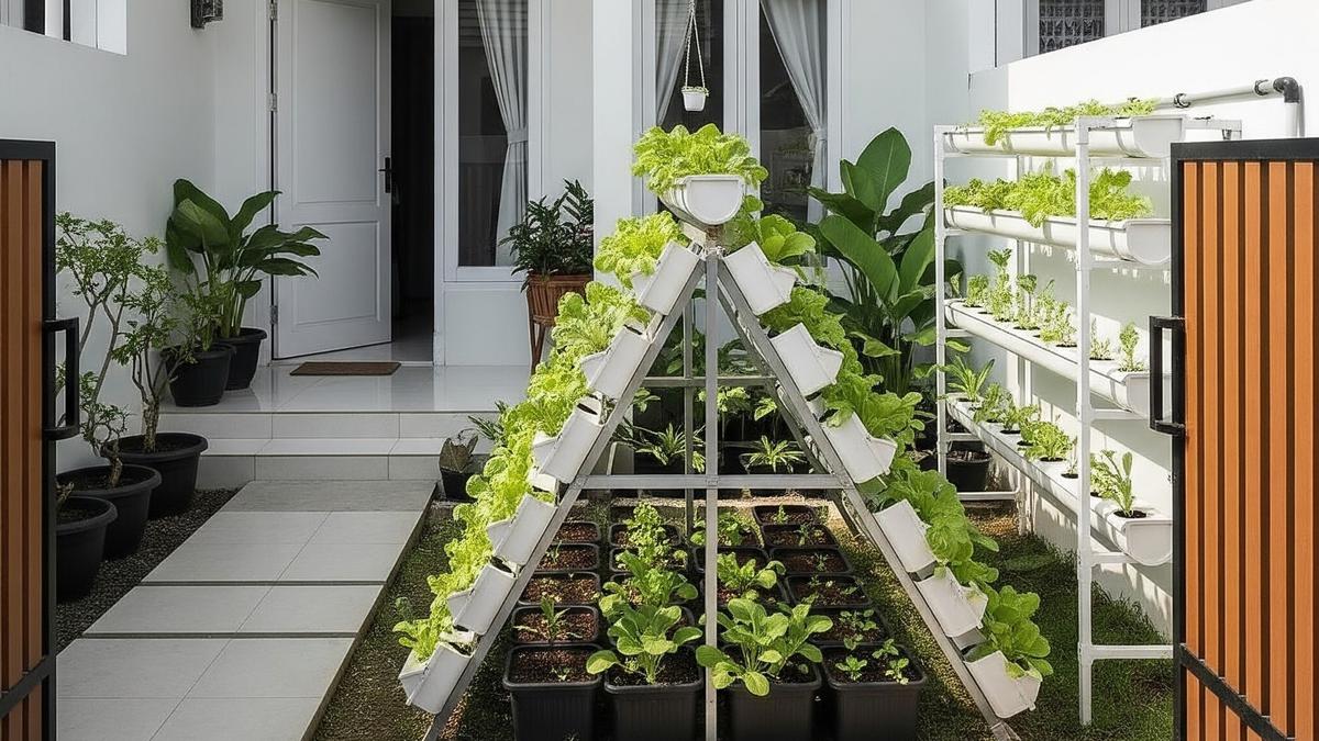 9 Model Kebun Hidroponik Bentuk Huruf, Solusi Estetis dan Fungsional