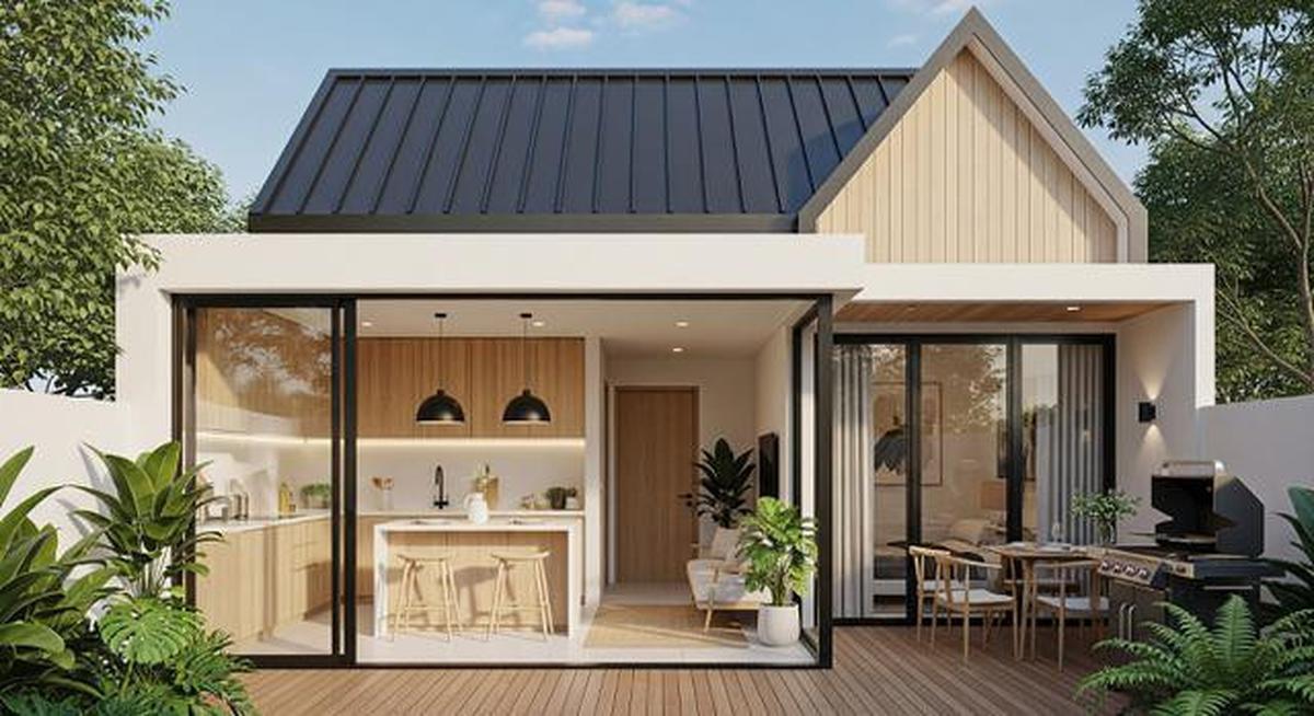 7 Model Rumah Mini Tapi Punya Dapur Terbuka dan Teras Belakang yang Cocok Buat BBQ