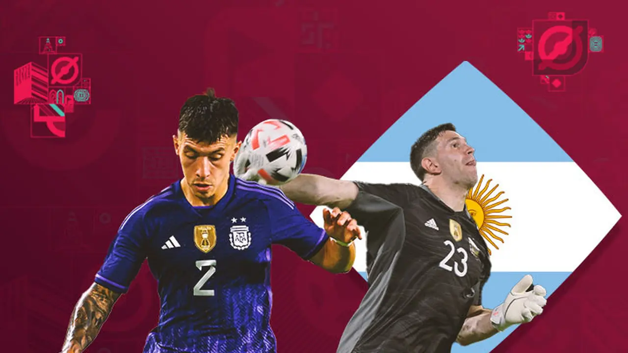 Timnas Argentina -  Lisandro Martinez dan Emiliano Martinez