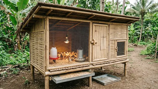 Ide Kandang Anak Ayam yang Hangat dan Mudah Dibersihkan/AI Generated