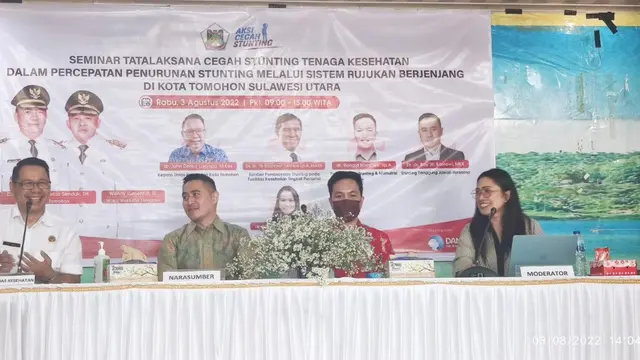 Diskusi Mengenai Stunting di Kota Tomohon