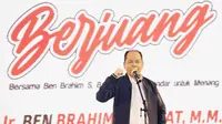 Calon Gubernur Kalimantan Tengah, Ir Ben Brahim S Bahat menghadiri acara deklarasi Relawan Berjuang (Istimewa)
