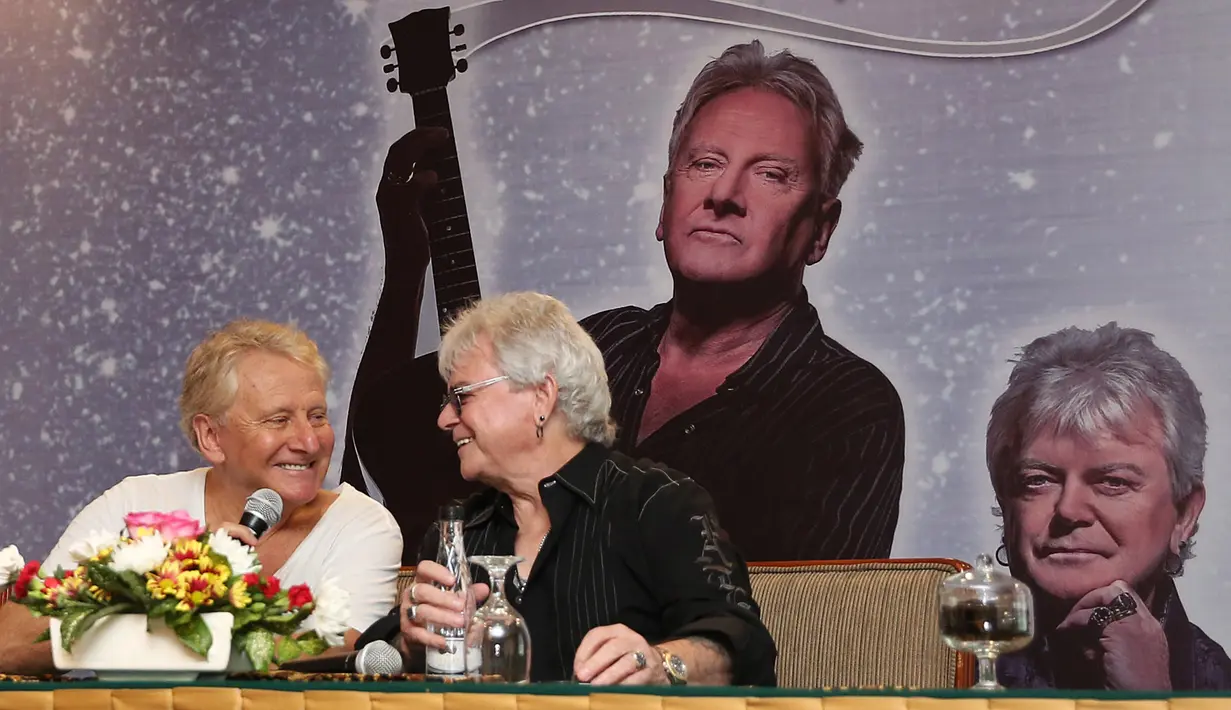 "Kita mencari hal yang baru. Mengingat kami pernah kesini sebelumnya, jadi kami ingin memberi sesuatu yang baru," kata Russel Hitchcock saat menggelar jumpa pers di Hotel Sultan, Senayan, Jakarta, Rabu (1/3/2017). (Savana Alaydrus/Bintang.com)