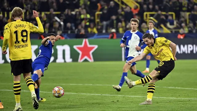 Foto: Comeback Apik Borussia Dortmund Buat Atletico Madrid Angkat Koper dari Liga Champions