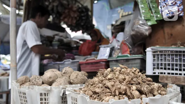 FOTO: Pandemi COVID-19, Pedagang Jamu Rempah-Rempah Panen Berkah