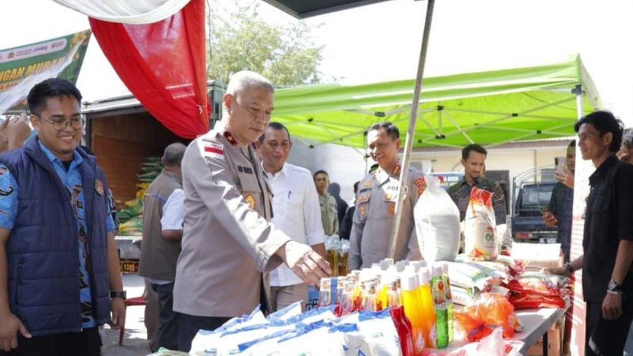 Polda Aceh Gelar Pasar Murah, Dukung Gerakan Pangan Polri Jaga Stabilitas Harga