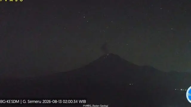 Semeru Erupsi Beruntun, Disertai Suara Gemuruh