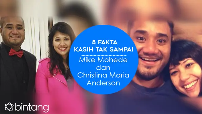 [Bintang] Mike Mohede dan Christina Maria Anderson 