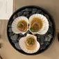 Baked Miso Scallops, menu dari Cafe Kissa, di acara Private Tasting Cafe Kissa, Rabu, 6 Desember 2023. (Dok. Liputan6.com/Winda Syifa Sahira)