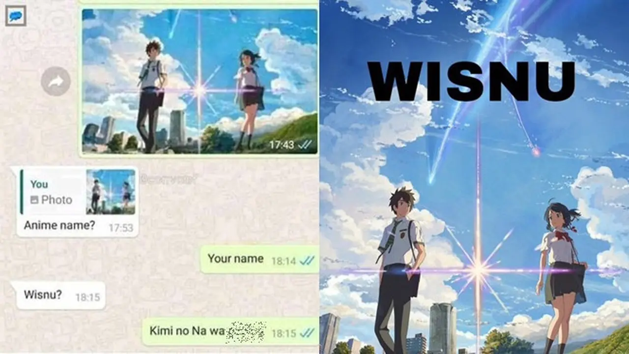 6 Editan Poster Film Your Name ala Nama Netizen Ini Bikin Ketawa Geli