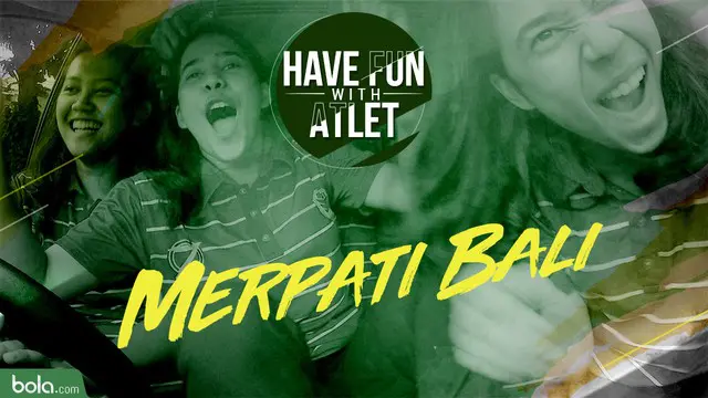 Tim basket putri, Merpati Bali, melakukan tantangan naik mobil berlima belas yang diadakan oleh Bola.com.