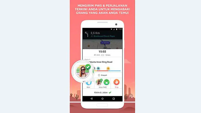 Waze Tampil Lebih Segar untuk Pengguna Android