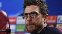 Eusebio Di Francesco menilai pemain AS Roma tidak bisa memanfaatkan peluang dengan baik. (doc. UEFA)
