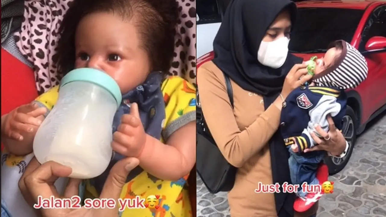 Viral Wanita Momong Boneka Bak Anak Kandung, Bikin Salah Fokus