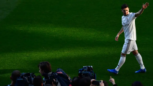 Aksi Pemain Baru Real Madrid Brahim Diaz di Bernabeu
