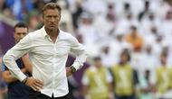 Patut dinantikan bagaimana kiprah Arab Saudi di tangan Herve Renard pada laga-laga Piala Dunia 2022 selanjutnya. Mampukah The Falcons membuat kejutan lagi? (AP/Natacha Pisarenko)