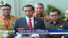 Presiden Jokowi menuturkan UU terorisme ini merupakan payung hukum yang penting bagi aparat kepolisian untuk menindak tegas terorisme.