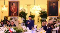 Prabowo Sajikan Soto Banjar hingga Sapi Maranggi saat Gala Dinner Bersama Presiden Macron