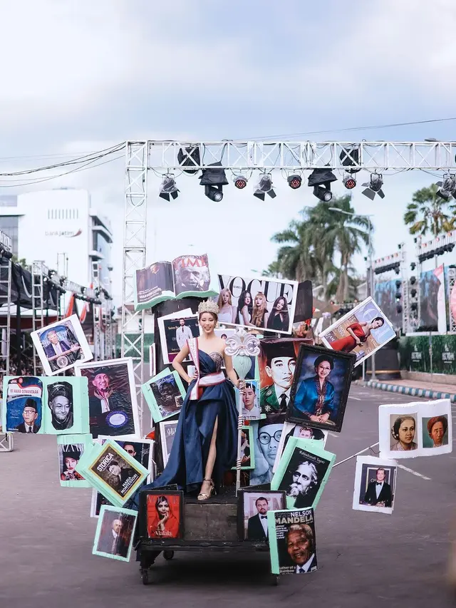 6 Adu Gaya Para Puteri Indonesia di Jember Fashion Carnaval, Miss Supranational 2024 Harashta Haifa Zahra Turut Hadir
