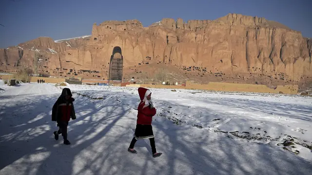 FOTO: Melihat Situs Patung Buddha Raksasa yang Dihancurkan Taliban