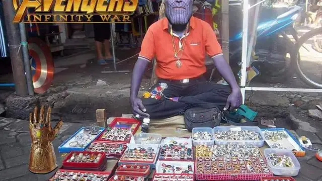 Meme Thanos dijamin bikin kalian ngakak (brilio/foto: Twitter/@meidiawancs)
