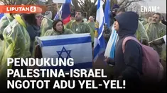 Panas! Pendukung Palestina dan Israel Terlibat Debat Emosional di Sidang Dugaan Genosida