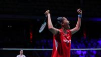 Tungga putri pertama Indonesia Putri Kusuma Wardani atau Putri KW di Piala Uber 2026. (foto: PBSI)