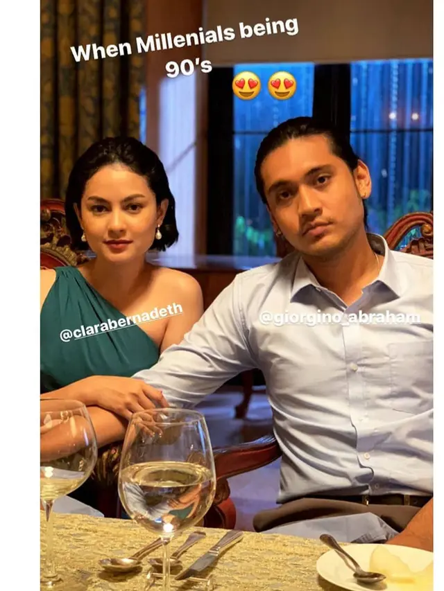 Main Film Tersanjung, Ini 6 Potret Kebersamaan Giorgino Abraham dan Clara Bernadeth