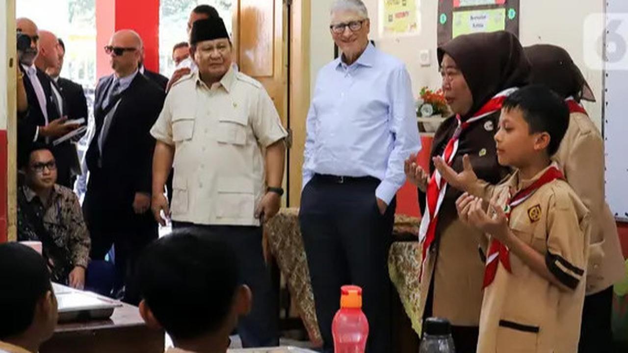 Menu Makan Bergizi Gratis di SDN Jati 03 Pulogadung Dikunjungi Prabowo dan Bill Gates Kentang dan Spageti