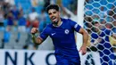 Kemenangan ini memastikan langkah Chelsea ke babak delapan besar, di mana mereka akan menghadapi wakil Brasil, Palmeiras. (AP Photo/Nell Redmond)