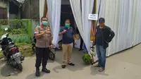 Kapolsek Bekasi Utara Kompol Chalid yang langsung hadir di lokasi acara memantau keamanan dan aturan yang berlaku