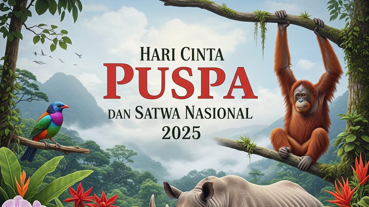 30 Caption Hari Cinta Puspa dan Satwa Nasional 2025, Sebarkan Semangat Pelestarian Alam