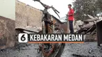 268 jiwa dari 68 keluarga menjadi korban kebakaran besar di Medan kehilangan tempat tinggal dan terpaksa mengungsi di kediaman tetangga dan kerabat yang ada di sekitar lokasi.