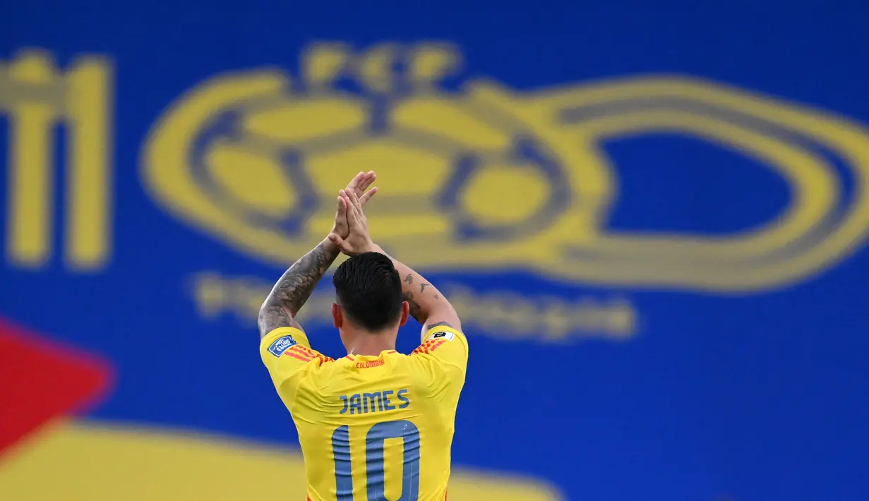 Menang atas Argentina, Kolombia naik ke peringkat dua klasemen dengan poin 16 dari delapan pertandingan. (Raul ARBOLEDA/AFP)
