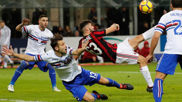 AC Milan Menang Tipis Atas Sampdoria