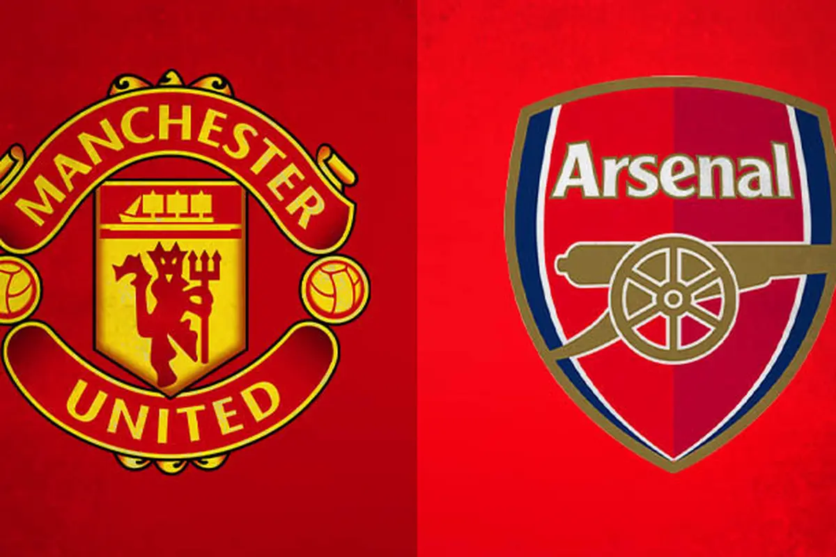 Logo - Manchester United dan Arsenal