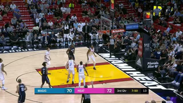 Berita video game recap NBA 2017-2018 antara Orlando Magic melawan Miami Heat dengan skor 111-09.