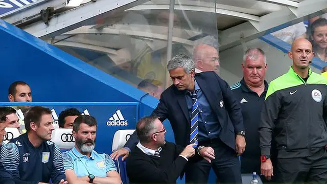 Jose Mourinho dan Roy Keane