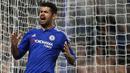 4. Diego Costa, musim ini penampilan striker Spanyol ini kurang memuaskan, dirinya baru menorehkan 10 gol. Namun semakin hari mantan pemain Atletico Madrid ini mulai menemukan kembali naluri mencetak golnya. (AFP/Justin Tallis)