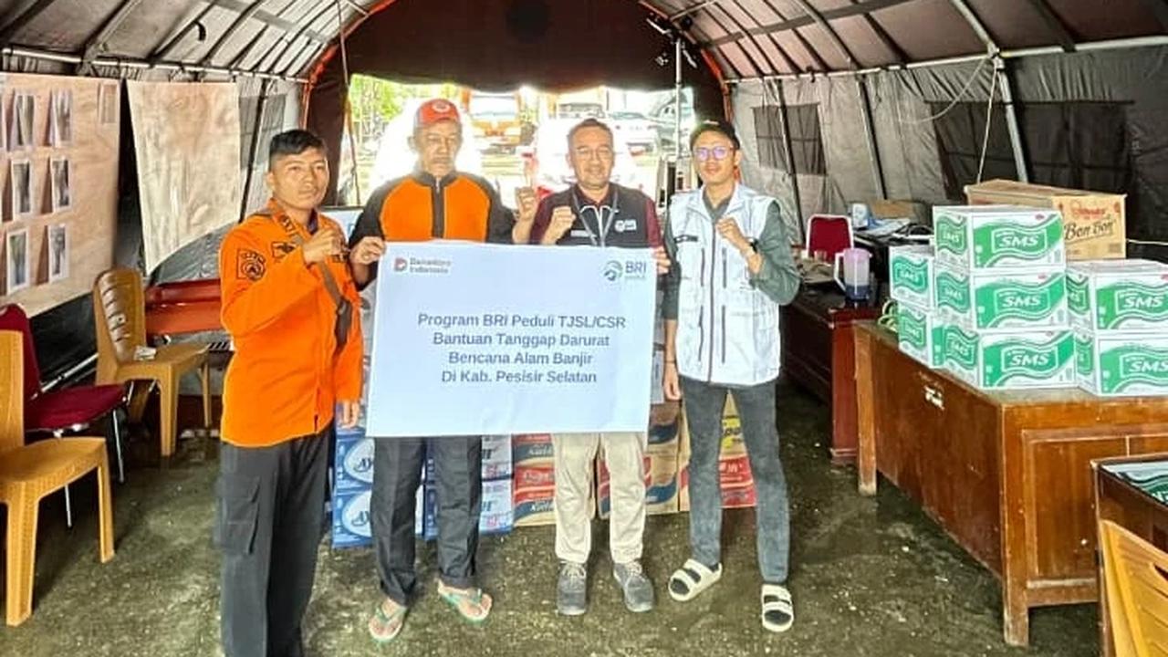 BRI Peduli Bergerak Cepat Salurkan Bantuan Bagi Warga Terdampak di wilayah Padang