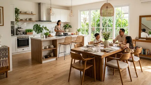 Rumah yang Ramah untuk Orang yang Hobi Memasak (AI Generated)