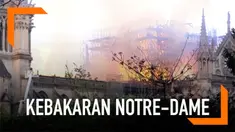 Kebakaran yang terjadi di Notre-Dame, Paris memicu duka dari warganet. Unggahan perasaan sedih warganet menjadi trending di Twitter.