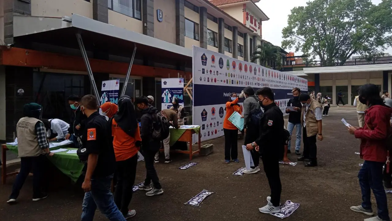 Pelatihan Relawan Satgas COVID-19 di Bandung / Foto: M. Kahfi Maulana Anggara (Fasiltator Satgas COVID-19 Jawa Barat)