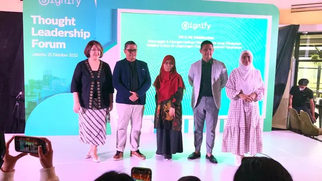 Signify Thought Leadership Forum di Jakarta, Selasa (25/10/2022).
